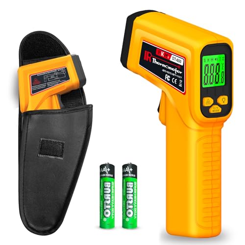 FKM Infrared Thermometer Gun High Precision 13-Point Laser -58°F~1112°F | (-50°C~600°C)Non-Contact Laser Temperature Gun,Digital IR Temp Gun for Cooking,Griddle,Oven,Food,HVAC,Automotive,Industrial - color: Golden