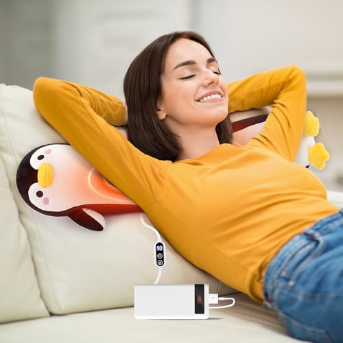 Penguin Plush USB Heating Pad for Girls Period Cramps Menstrual | 20” Black Penguin Heated Plush Stuffed Animals, Portable Indoor Outdoor Use, Electric Plush Heating Pad for Women Mom Gifts - color: Black Penguin Heating Pads