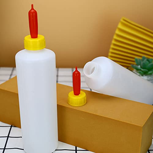 DOITOOL 5Pcs Lamb Feeding Bottle 400ml Animal Feeding Bottles Goat Calf Milk Water Bottles Animal Milk Bottle Feeder for Farm Accessories