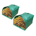Gardenpal 2-pack 53 Gallon Yard Waste Bags for Collecting Leaves, Grass, and Debris, Lawn Bags, Horizontal Desgin for EASY Collecting Leaves, Large Capacity Lawn Bags - Durable and Reusable