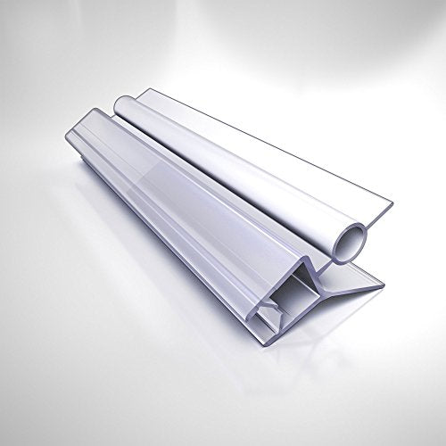 DreamLine Clear Bottom Vinyl Sweep with a Deflector 42" Length, 309D2-6, for 6 Glass Shower Door, 63015060-1067