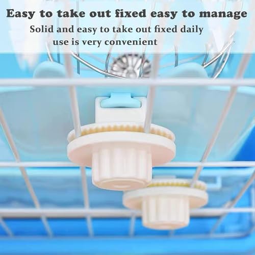 Hamiledyi 2PCS Rabbit Hay Feeders Rack 2 in 1 Feeder Bowls Double Bunny Feed Holder Grass Food Supplies for Chinchillas Guinea Pig Hamsters (Pink+Blue) - color: Blue&Pink