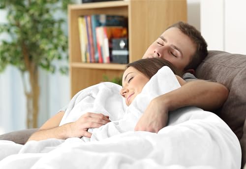 Utopia Bedding Ultra Soft Fleece Bed Blanket Throw Size White (50x60 Inch) | Microfiber Plush Warm Lightweight Breathable Cozy Blanket Anti-Static, All Season Use, Gift for Women and Men - color: White, size: Throw (50x60 Inch)