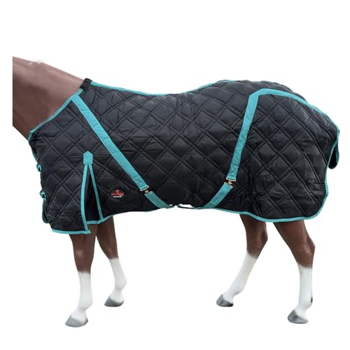 HILASON Quilted Western Horse Stable Blanket - Water Resistant - size: 84 In