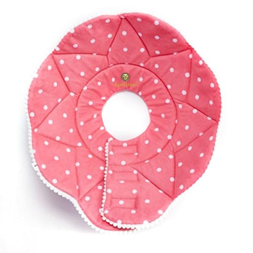 SunGrow Cat Cone Collar Soft Washable, Cat Recovery E Collar Sleep Cone After Surgery to Stop Licking, Pet Cone of Shame Alternatives, Scratch & Bite Proof Grooming Soft Cone for Easy Nail Cutting