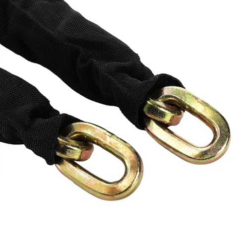 Yarlung 2 Feet Hardened Steel Security Chain 10KS 3/8" Thick Bike Chain | Heavy Duty Square Link Chain for Bikes, Motorcycles, Protected from Prying, Sawing, and Cutting - size: 2 feet