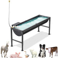 Automatic Livestock Water Trough 11 Gallon | Automatic Water Dispenser with Float Valve, Easy to Assemble, Feeding Horse, Sheep, Cattle, Pig and Dog in Farm - size: 1 PC