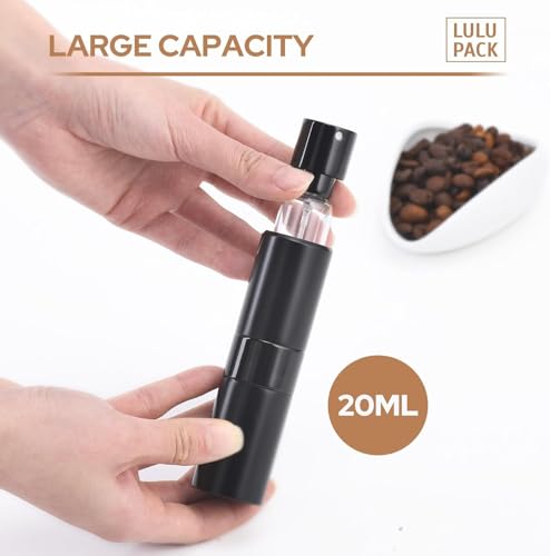 Lulupack Coffee Bean Dosing Cup with 20ML Spray Bottle, Coffee Measuring Cups & Espresso Bean Spritzer Kit Brown - color: Color8