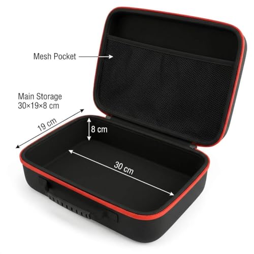 QWORK Compact Tool Storage Case 33×22.5×9cm – Shock‑Resistant Portable Organizer for Small Tools, Accessories & Sharpeners - size: 1 Pack