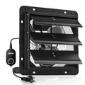 VEVOR 12 in Shutter Exhaust Fan Wall-Mount Automatic Louvers Variable Speed, Sturdy Steel Housing, Low Noise, AC Motor, 1347 CFM Ventilation and Cooling for Attic, Garage, Barn, Greenhouse, Workshop - size: 12 Inch Fan w/ Speed Controller