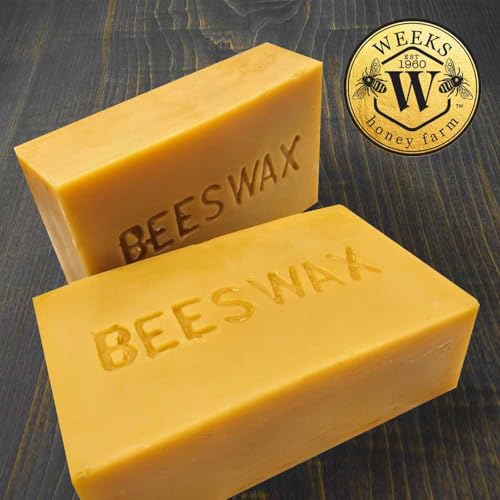 All Natural Food Grade Beeswax is Excellent for Polishing, Sealing, Cleaning Wood, Leather and Other Surfaces; 100% American Sourced; Made in USA (1 lb) - size: 16 Ounce (Pack of 1)