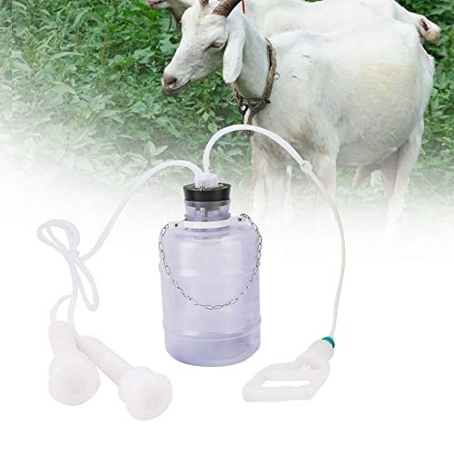 Milking Machine, 3L Manual Milking Machine, Portable Milking Kit with Hand-Pulling Device, a Good Helper Tool for The Farmers(for Goat)