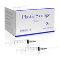 100 Pack 5ml 22Ga 1.25 Inch Industrial Syringes, Plastic Disposable Syringe for Scientific Labs, Liquids Refilling and Measuring - style: 5ml-22G 1.25"