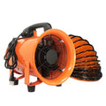 Utility Blower Fan 8 Inch Portable Axial Exhaust Fan 230W/2A 900CFM High Velocity Ventilator with 32FT Duct Hose for Exhausting & Ventilating at Home and Job Site - size: 8 Inch