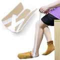 Sock Aid, Sock Helpers to Put on Your Socks for Seniors, Disabled, Pregnancy, Assist Device for Elderly, Tool Aide Puller Easy on and Off with No Bending(Oatmeal Heather) - color: Oatmeal Heather