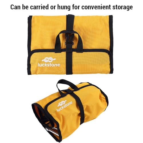 Lixada Climbing Quickdraw Hanging Storage Bag Climbing Gear Organizer Bag Small Tools Organizer Pouch - color: Black