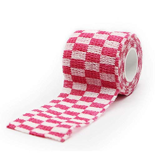 2 Inch x 5 Yards Pet Vet Wrap Self-Adhesive Cohesive Bandages for Dogs and Cats Non-Woven Fabric for Wound Care, Sprains, and Swelling,Pack of 12 Rolls
