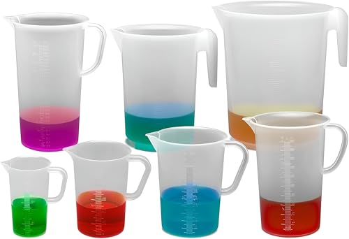 SP Bel-Art | F28992-0000 | Tall Form 2000ml Polypropylene Graduated Pitcher; 20ml Graduation - size: 67.6 Ounces