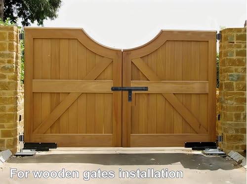 Heavy Duty Gate Hinges,7in,1100lbs Capacity,Thick Solid Steel | Built in Roller Bearing Hinges for Wood & Metal Gates, 90°Inward/Outward Smooth Swing, Bolt/Weld On Fence/Barn/Driveway,2Pack - size: Large-YJ