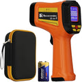 Infrared Thermometer Temperature Gun 2732°F 50:1 Dual Laser | IR Temp Gun for Industrial Furnace Kiln Foundry Steel Welding HVAC Engine Diagnostic Maintenance Tool - color: -58°F to 2732°F ，Dual-Laser