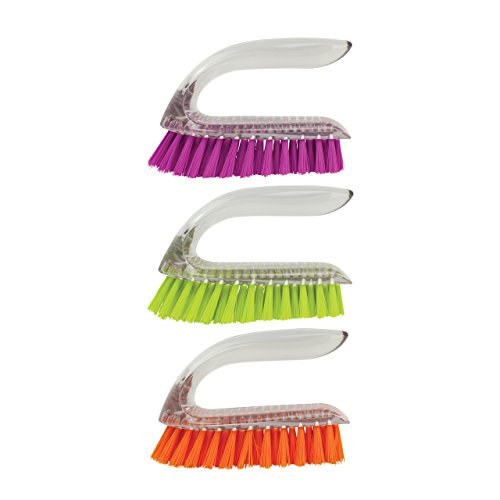 Casabella, Brush Clear Iron Handle Assorted - size: 1 Count (Pack of 1), style: Iron Handle Brush