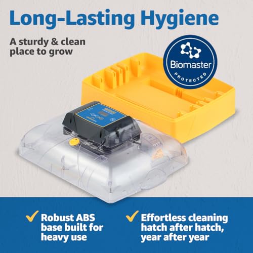Brinsea Ovation 28 EX Egg Incubator, Automatic Turning & Humidity Control | 50+ years of trusted precision! Built-in automatic humidity, auto-turn & temp alarms take the stress out of hatching 28 eggs - style: Without Book