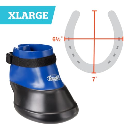 Tough 1 Hoof Saver Boot, Royal Blue, X-Large - size: X-Large