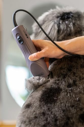Wahl Pro Animal KM10+ Corded Clipper, Cats, Dogs & Horses, Purple | #10 Prime Series Blade, LOCKGUARD Technology, Textured Housing with Lightweight Design, Fits Cats, Dogs, and Horses