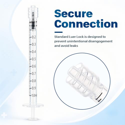 1ml Luer Slip Tip Syringe (No Needle) Individually Wrapped 100pcs
