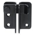 Alise Flip Latch,Gate Latches Slide Bolt Latch Safety Door Lock Catch for Barn Cabinet Pet Cage Wood Fence Bathroom Garage Window,SUS304 Stainless Steel Gate Hardware Locks,Matte Black,MS5009-B | SUS 304 Stainless Steel Door Latch Lock for Wooden Fence Sh