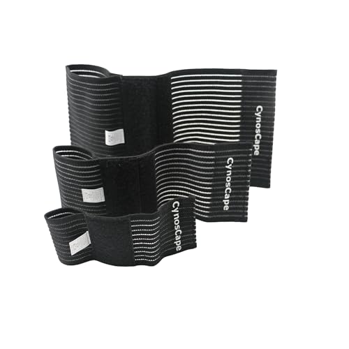 Rear Leg Hock Joint Compression Wrap – Knee Brace for Back Leg Support in Dogs - size: Small