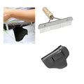 1 Set Leather Comb & Brush Holder Display Stand with Mini Fluffer - Pet Grooming Kit for Livestock Show, Cattle, Dogs, Horses