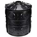 NDS FWAS24 50 Gal. Flo Stormwater Dry Well System Kit with 3 Side Panels & 1 Cover, Ideal for Rainwater Collection, Black