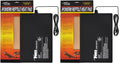 iPower 8 by 12-Inch 16 Watt Reptile Heat Pad Under Tank Terrarium Heater Heat Mat for Small Animals (Pack of 2) - color: Black-1 Pack, size: 8" X 12" (Pack of 2), style: Heat Pad