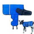 1PC Goat Blanket for Winter - Cold Weather Waterproof Windproof Goat Jacket | Blue Goat Blanket to Keep Goat Warm with Straps Thickened Belly Protection