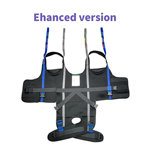 Pelvic Padded Patient Lift Walking Sling,Portable Standing Harness to People/Handicap for Ambulating Support Training,500 lbs Safety Loading-Medium Size - size: M