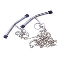 Calving Chain with Two Adjustable T-Handle for Cow, Goat & Cattle 45" Long for Calf Pulling, Livestock, Veterinary Tool.