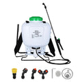 REALWORK 4-Gallon Backpack Sprayer with Padded Shoulder Strap for Pests & Weeds, Watering Garden, and Spraying Plants, in Translucent White - size: 4 gallon
