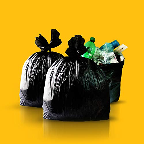 AmazonCommercial Construction Contractor Bag, Puncture Resistant, 42 Gallon, 3 Mil, 50 Count (Pack of 2)