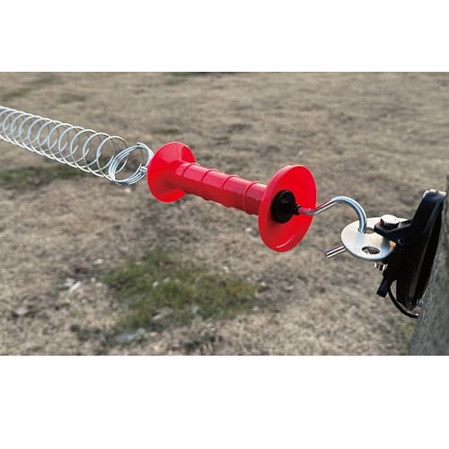 Insulated Fence Plastic Gate Handle, 10PCS Handle Heavy Duty Electric Fence Gate Handle, Red - color: Red, size: PK10