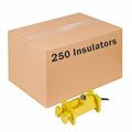 Zareba IWNY-Z Yellow Slant Nail Insulator - 250 Pack - size: 250 Pack