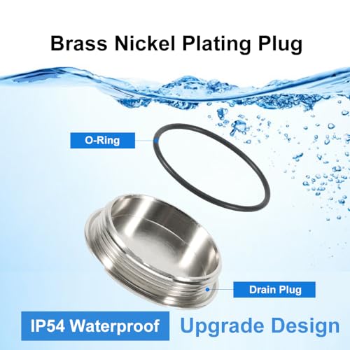 Automatic Stock Waterer for Horses,Cattle,Dog,Hog, Livestock, Heavy Duty Cast Iron,Extra Large Farm Animal Waterer Dispenser with Drainage Hole