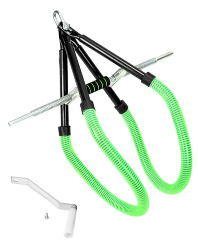 QWORK Cow Hip Lift, Heavy-Duty Cattle Lifter - Steel Cow Lift with Adjustable Pitch, Triangular Support Stand Up Assist Tool for Calving Milking Birthing Dystocia and Recovery Aid - 2204lb Capacity