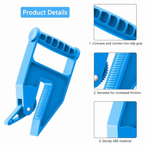 2Pcs/1Pair Horse Stall Mat Mover Tool, Mat Trailer Gripper for Thick Rubber Mat, Stall Carpert, Workbench Mat, Stock Tank Mat, Horse Supplies, Makes Moving Rubber Mats Easier