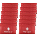 12pcs Mini First Aid Kit Empty Bag, Travel Empty First Aid Kit Pouch with Zippered for Emergency at Home, Boat, Camping, Hiking(Bag Only) - size: 24 x 15cm(9.45 x 5.91 Inch)