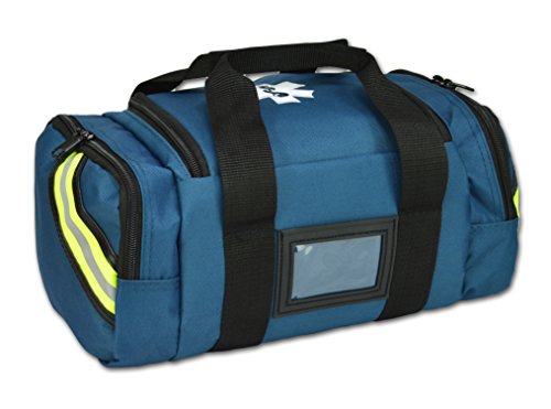 Lightning X Value Compact Medic First Responder EMS/EMT Stocked Trauma Bag w/Basic Fill Kit A - Blue - color: Blue