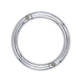 Longtor Bull Nose Ring, Carbon Steel, Rustproof, Secure Lock (3.15″) | Heavy duty for cattle/livestock. Easy insert & secure lock. Rustproof steel. Farmer/vet essential. - size: 3.15″