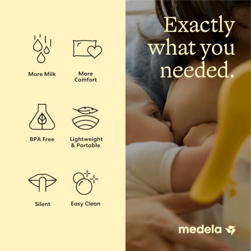 Medela Harmony Manual Breast Pump, On-the-Go, More Milk Output - style: Harmony Manual Breast Pump
