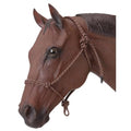 Tough 1 Horse Poly Rope Tied Halter - color: Brown