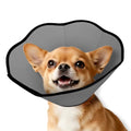 MIDOG Dog Cone Collar After Surgery, Soft Dog Cone Alternative to Stop Licking,Adjustable Elizabethan Recovery Cones for Small to Large Sized Dogs - color: Grey, size: XS